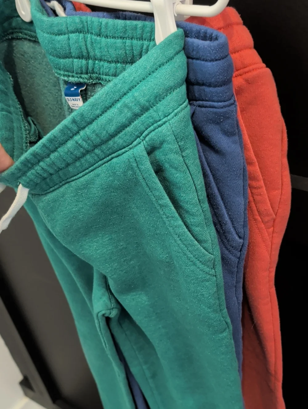 Old Navy Boys' Fleece Sweatpant Bundle (3 Pair)